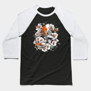 Floral Fish Baseball T-Shirt